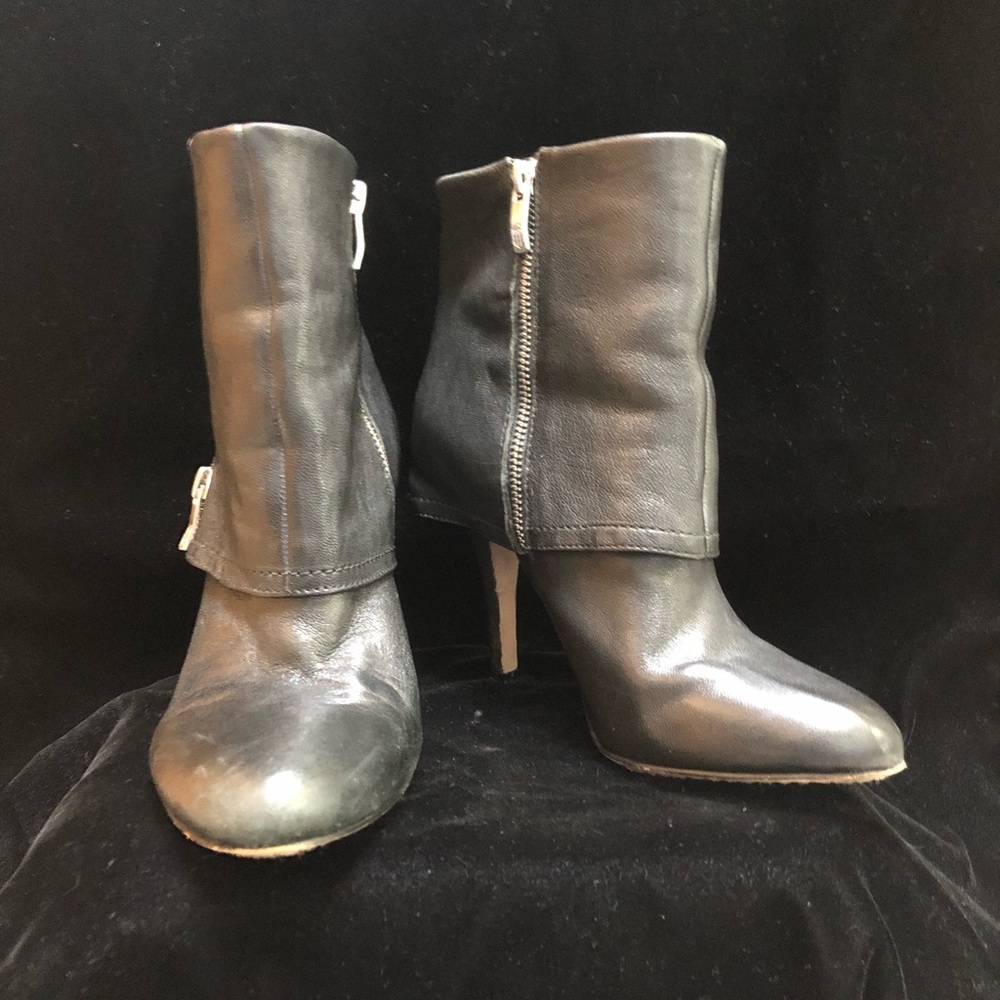 Vince Camuto Black Leather Boots